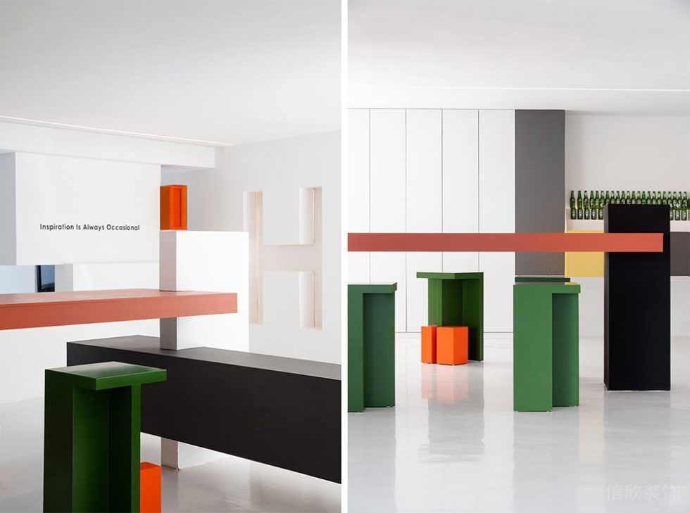 現(xiàn)代北歐風商務辦公場所前廳藝術空間休閑區(qū)裝修圖