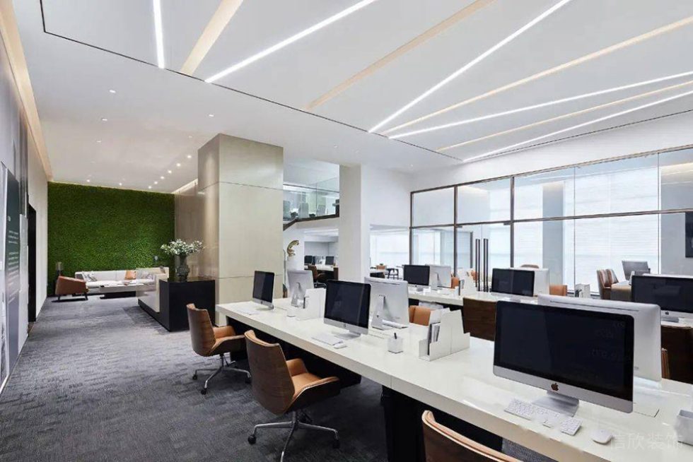 現(xiàn)代風(fēng)格辦公場(chǎng)所案例員工辦公廳設(shè)計(jì)裝修圖