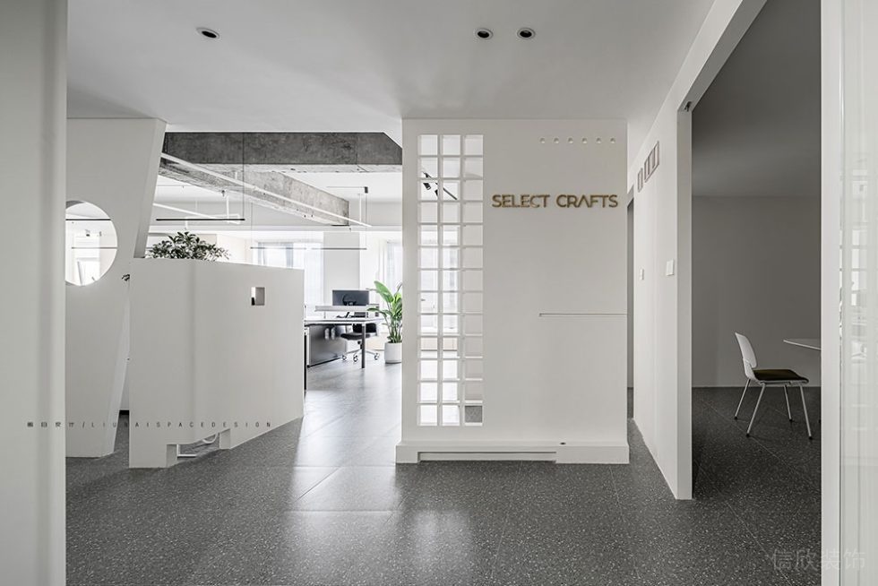 現(xiàn)代風(fēng)格辦公場(chǎng)所過廊空間設(shè)計(jì)裝修圖