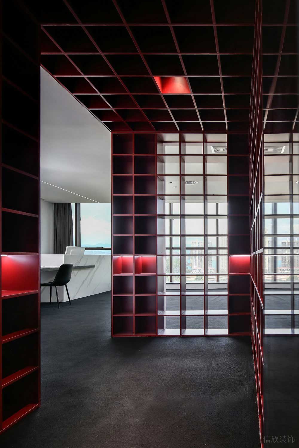 現(xiàn)代風(fēng)格辦公空間案例門廊設(shè)計(jì)裝修圖