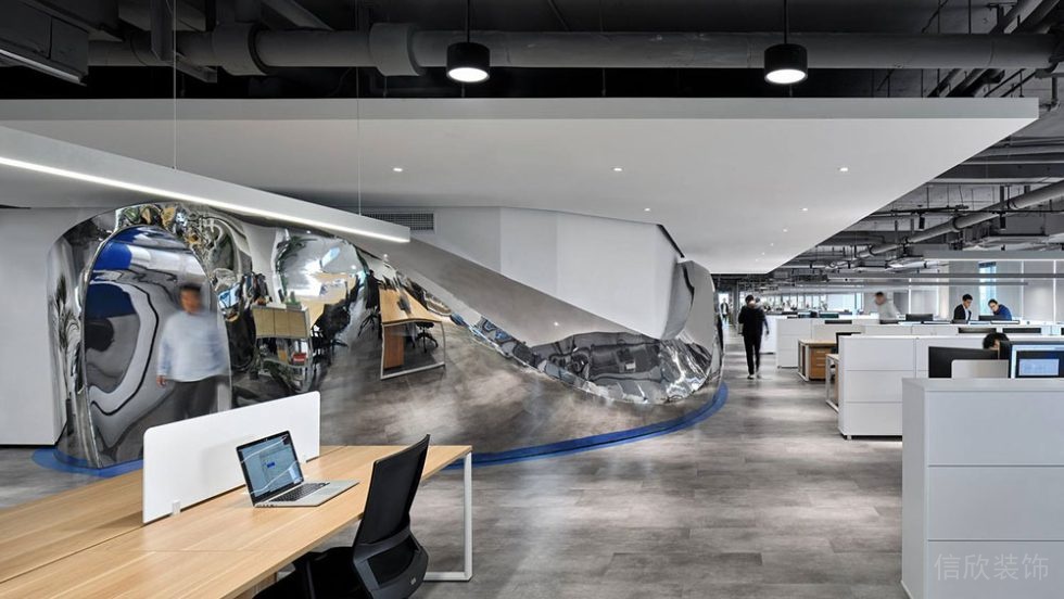 現(xiàn)代風(fēng)格辦公空間公共事務(wù)大廳設(shè)計裝修圖