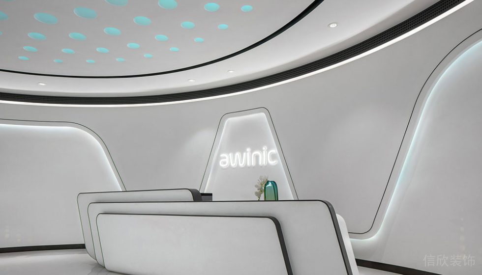 現(xiàn)代風(fēng)格辦公空間接待大廳設(shè)計裝修圖