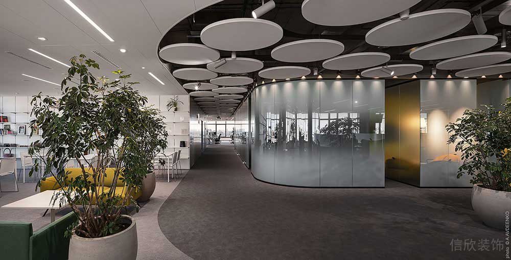 現(xiàn)代風格辦公空間入口門廳設(shè)計裝修圖