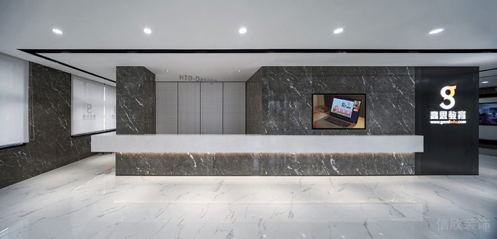 現(xiàn)代風(fēng)格辦公室服務(wù)接待大堂裝修圖