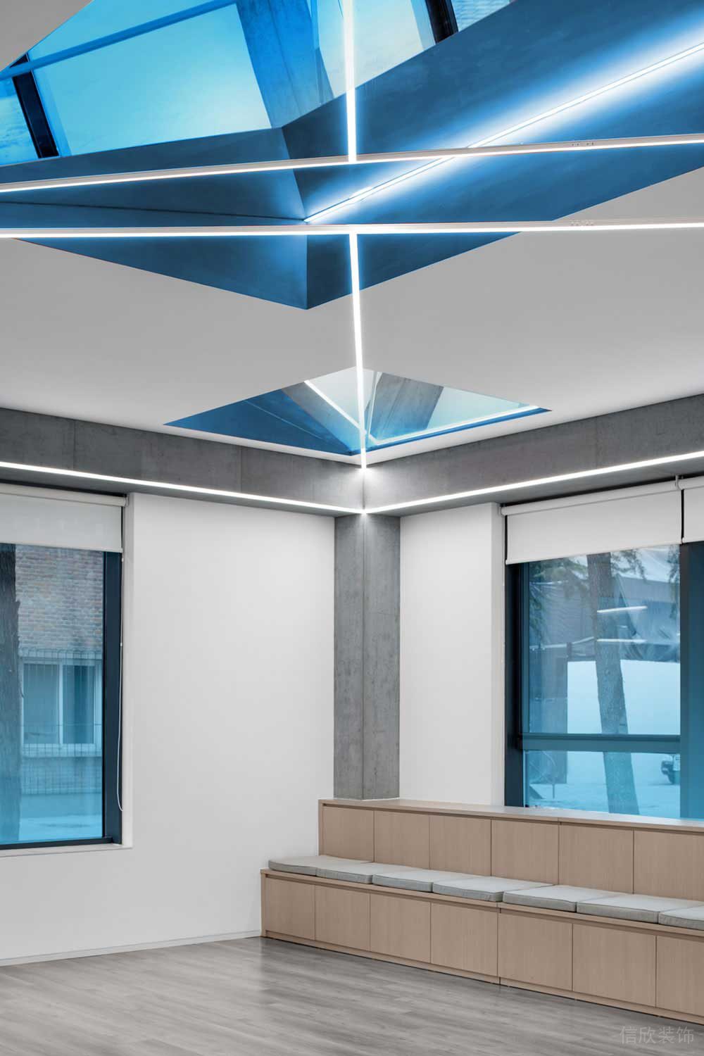 現(xiàn)代風格辦公室活動室裝修圖