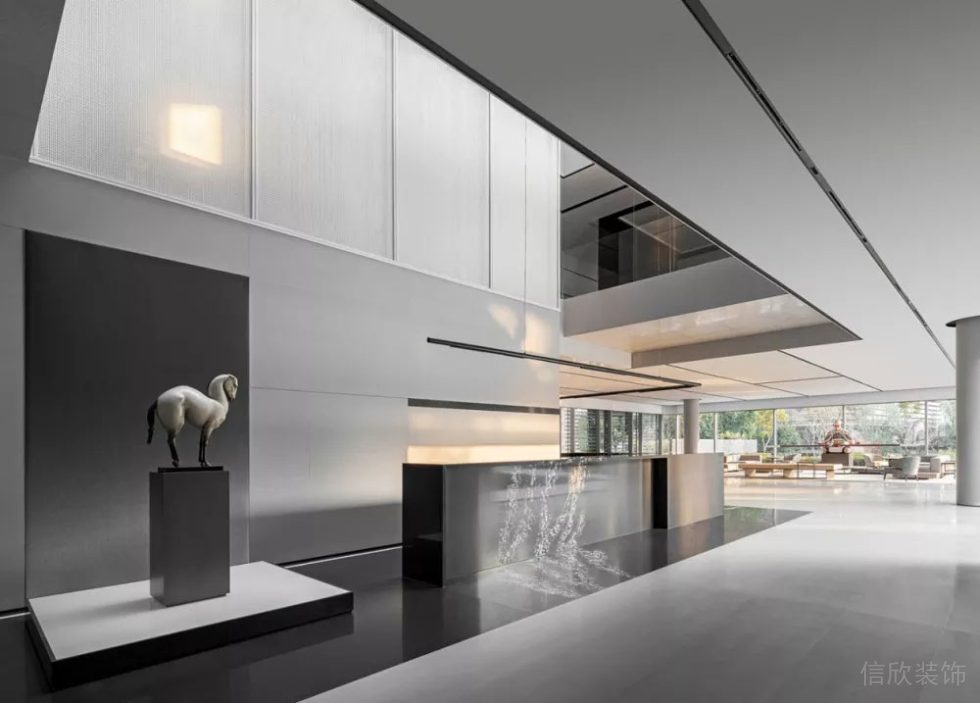 現(xiàn)代風(fēng)格辦公室接待大堂設(shè)計裝修圖