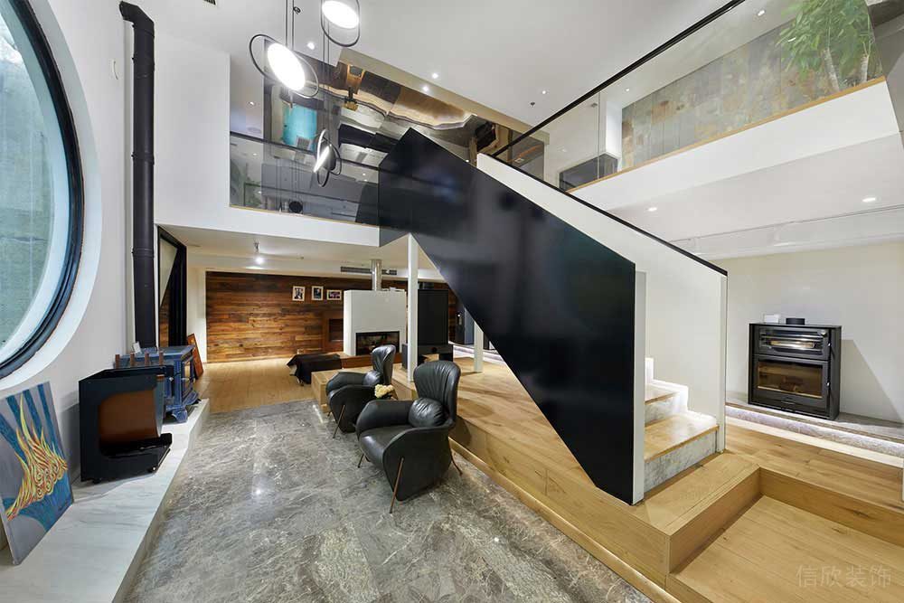 現(xiàn)代風格辦公室樓梯廳設(shè)計裝修圖