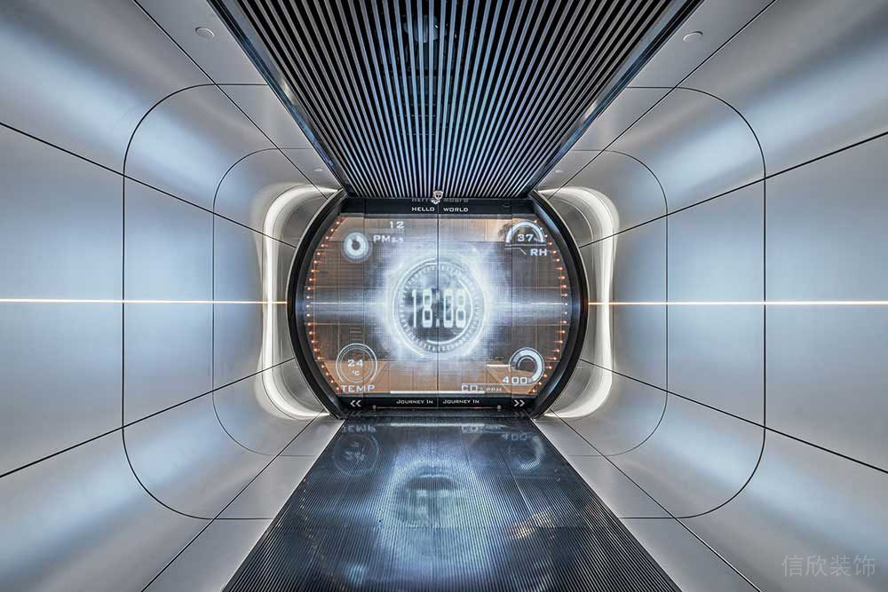 現(xiàn)代風格辦公室門廊設(shè)計裝修圖