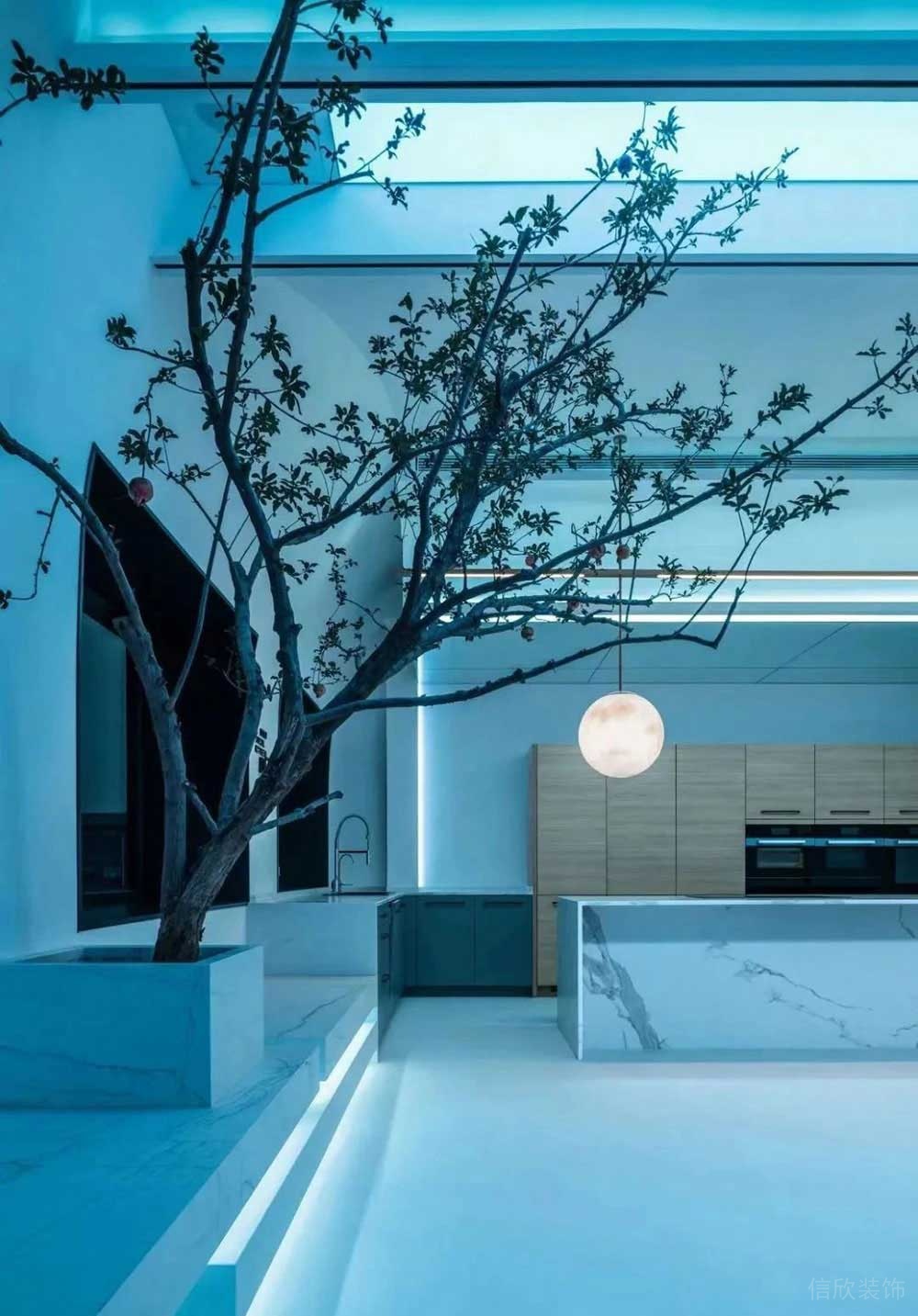 現(xiàn)代風(fēng)格辦公室項目茶水休閑區(qū)裝修圖