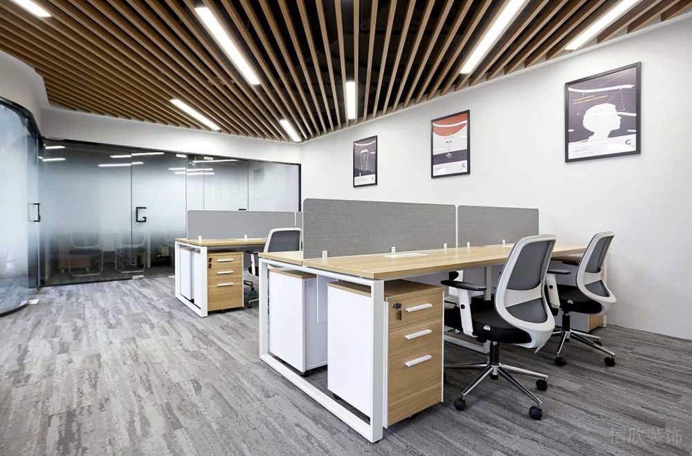 現(xiàn)代風(fēng)格商務(wù)辦公場所辦公區(qū)空間裝修圖