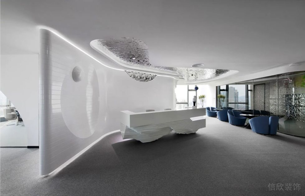 現(xiàn)代風(fēng)格商務(wù)辦公場所會客接待廳設(shè)計裝修圖