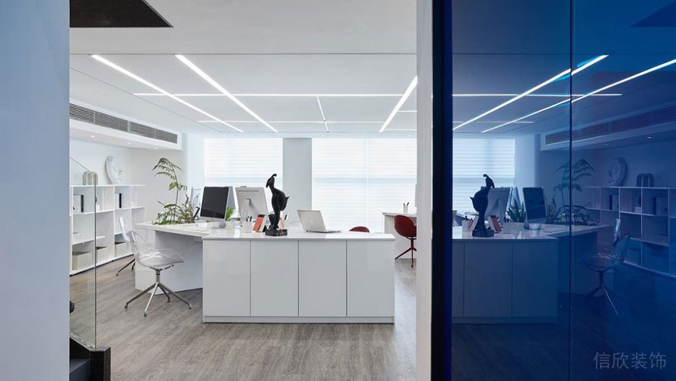 現(xiàn)代風格商務辦公空間設計裝修圖