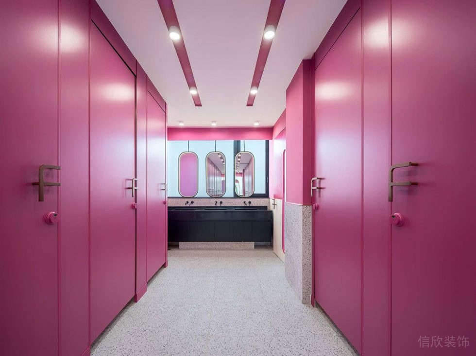 現(xiàn)代風(fēng)格商務(wù)辦公空間衛(wèi)生間設(shè)計(jì)裝修圖