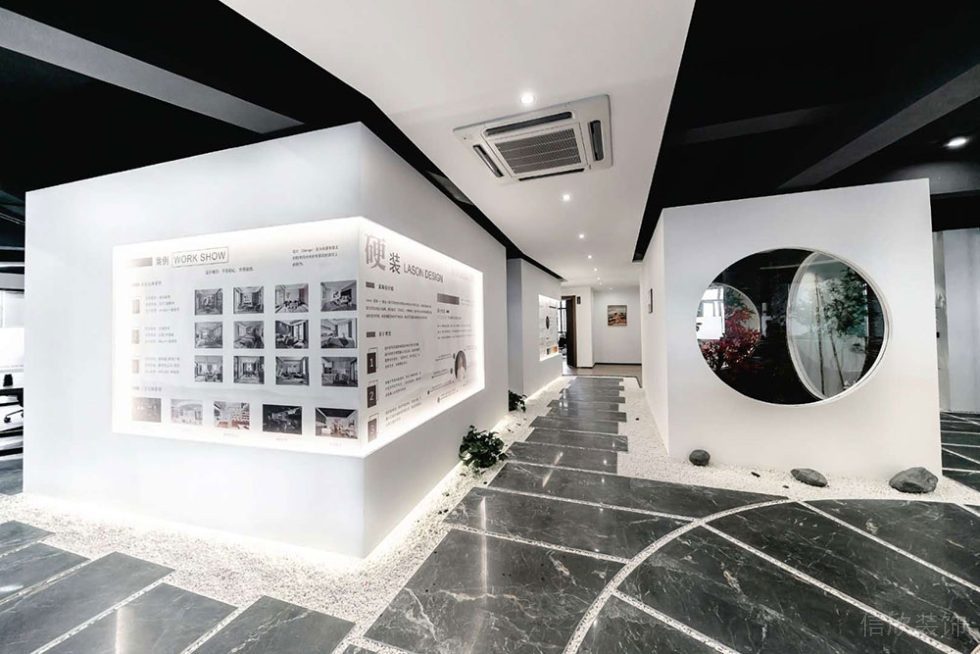 現(xiàn)代風(fēng)格商務(wù)辦公室文化走廊裝修圖