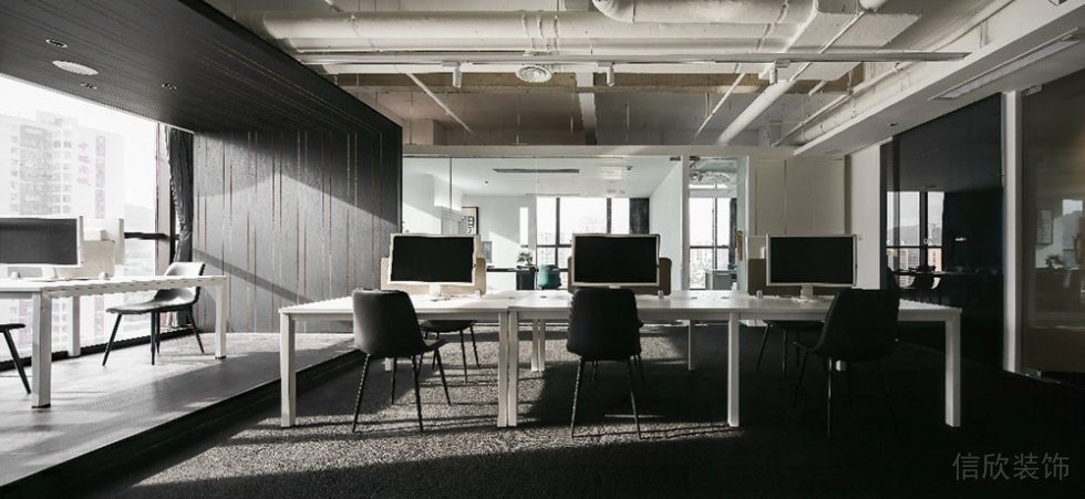 現(xiàn)代工業(yè)風(fēng)辦公場所案例綜合辦公廳設(shè)計裝修圖