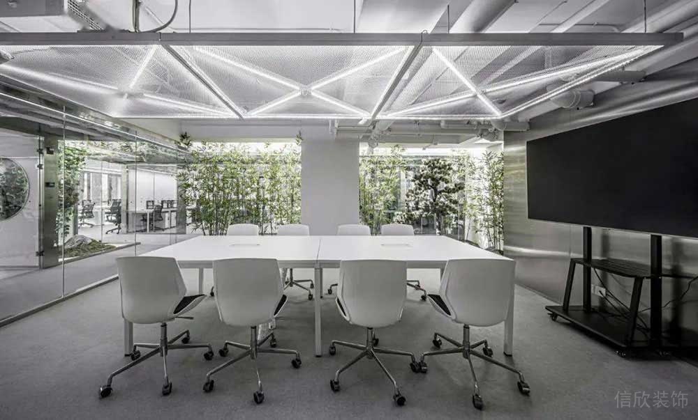 現(xiàn)代工業(yè)風(fēng)辦公室洽談區(qū)設(shè)計裝修圖