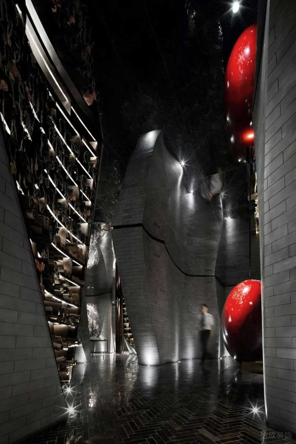 現(xiàn)代工業(yè)風(fēng)商務(wù)辦公空間過(guò)廊設(shè)計(jì)裝修圖