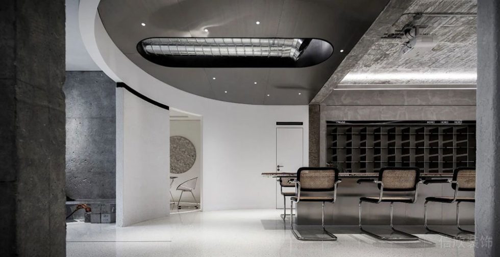 現(xiàn)代工業(yè)風(fēng)商務(wù)辦公空間特色洽談區(qū)裝修圖