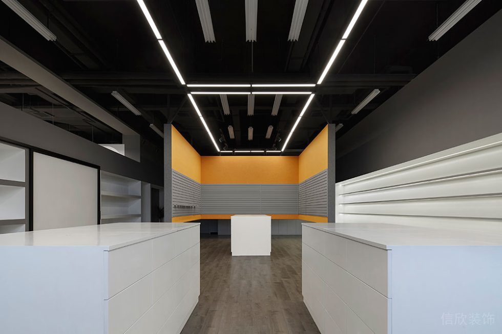 現(xiàn)代工業(yè)風(fēng)商務(wù)辦公室陳列展示區(qū)裝修圖