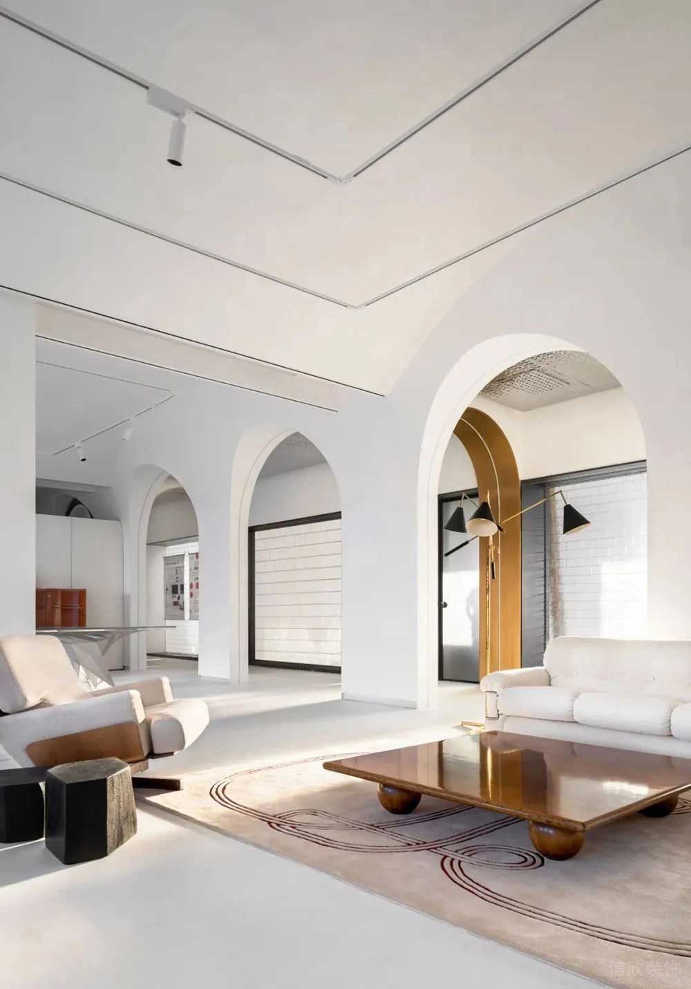 現(xiàn)代簡約風(fēng)辦公場所員休息區(qū)空間設(shè)計(jì)裝修圖