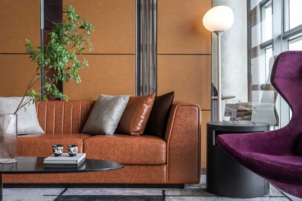 現(xiàn)代簡(jiǎn)約風(fēng)辦公室接待區(qū)設(shè)計(jì)裝修圖