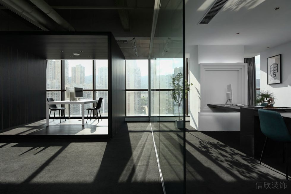 現(xiàn)代簡約風(fēng)格辦公場所案例公共空間設(shè)計裝修圖