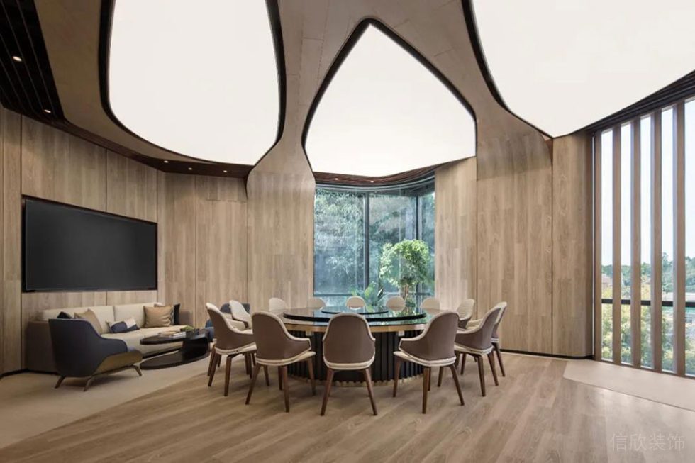 現(xiàn)代簡(jiǎn)約風(fēng)格辦公場(chǎng)所貴賓接待包廂設(shè)計(jì)裝修圖