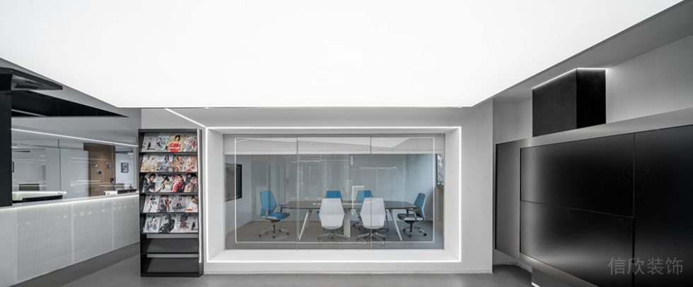 現(xiàn)代簡(jiǎn)約風(fēng)格辦公場(chǎng)所廊廳裝修圖