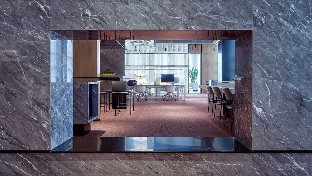 現(xiàn)代簡(jiǎn)約風(fēng)格辦公場(chǎng)所門廊設(shè)計(jì)裝修圖