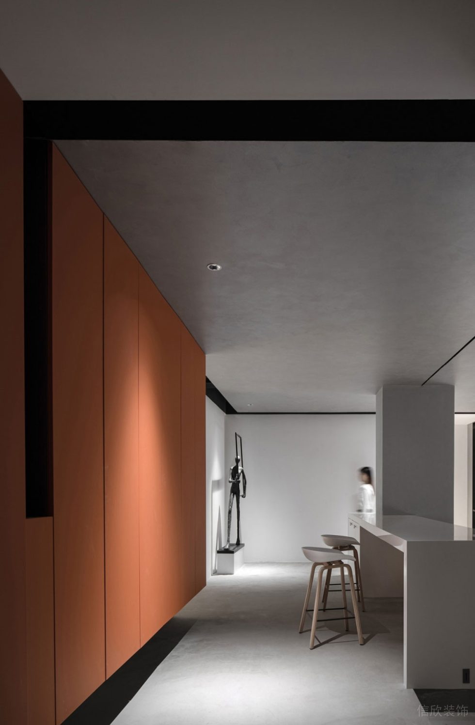 現(xiàn)代簡約風(fēng)格辦公室吧臺休閑區(qū)案例設(shè)計裝修圖