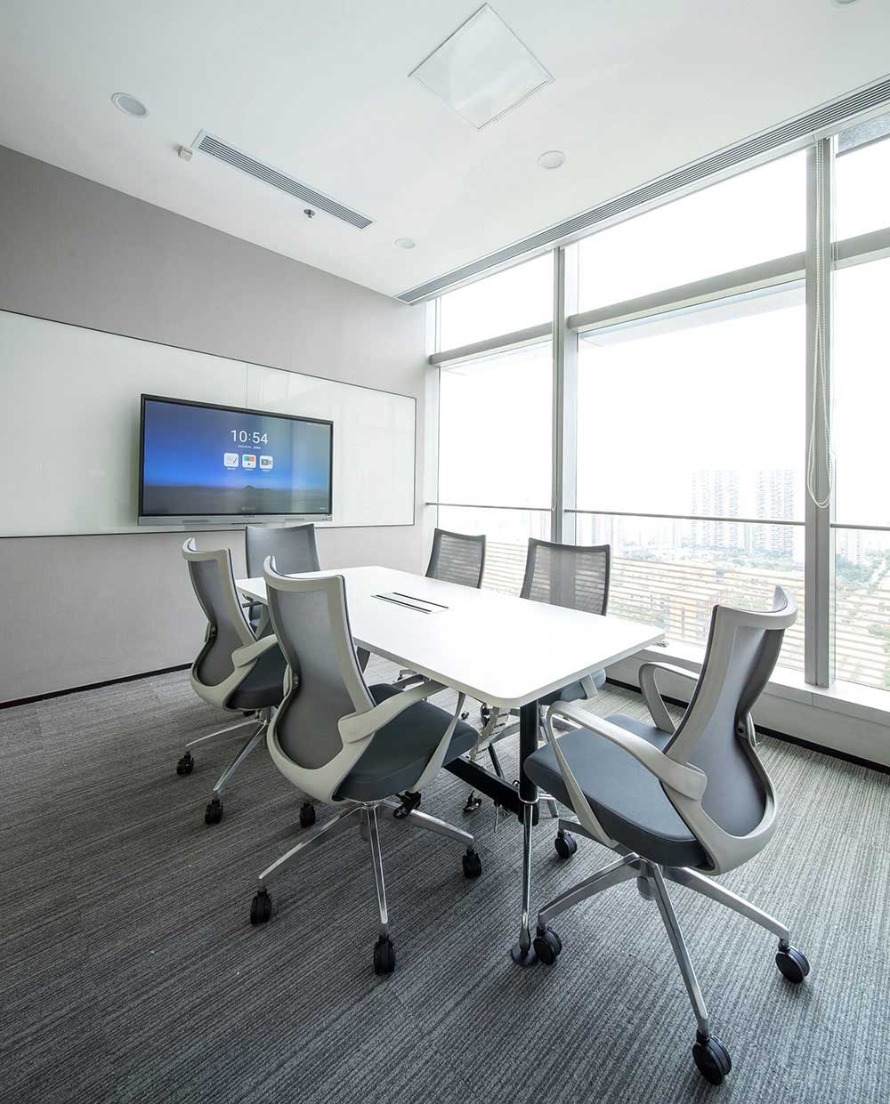 現(xiàn)代簡(jiǎn)約風(fēng)格辦公項(xiàng)目商務(wù)洽談室空間裝修圖