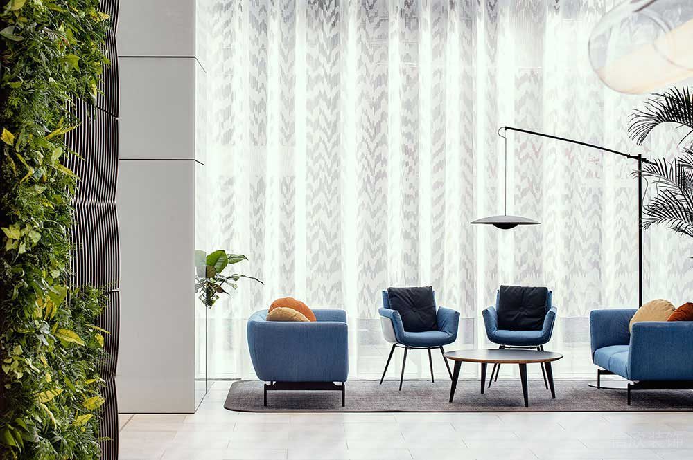 現(xiàn)代簡(jiǎn)約風(fēng)格商務(wù)辦公場(chǎng)所會(huì)客洽談區(qū)裝修圖