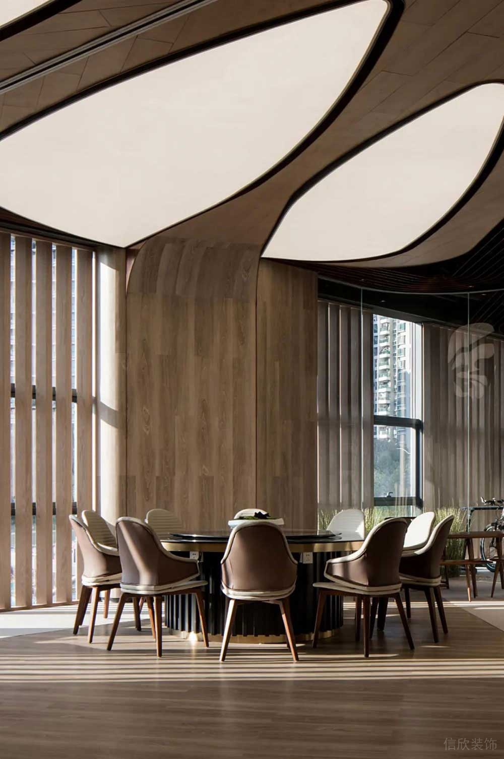 現(xiàn)代簡(jiǎn)約風(fēng)格商務(wù)辦公空間接待包廂設(shè)計(jì)裝修圖