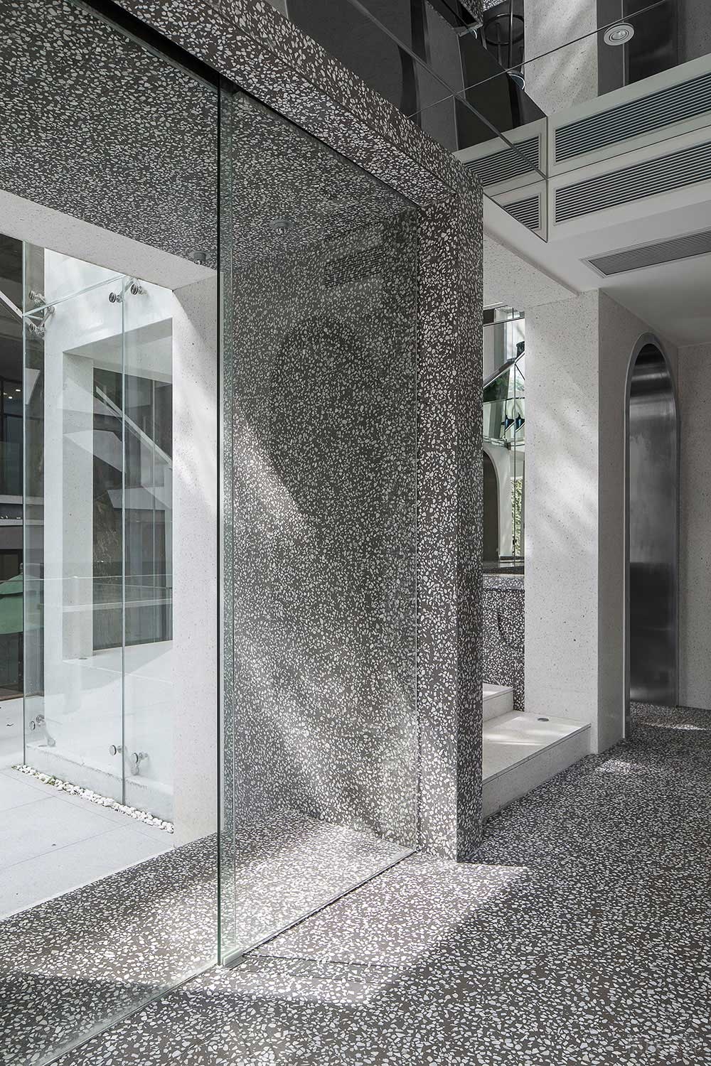 現(xiàn)代簡約風(fēng)格商務(wù)辦公室門廊設(shè)計(jì)裝修圖