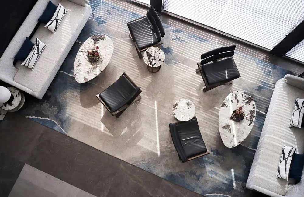 現(xiàn)代輕奢風(fēng)商務(wù)辦公室接待廳設(shè)計(jì)裝修圖