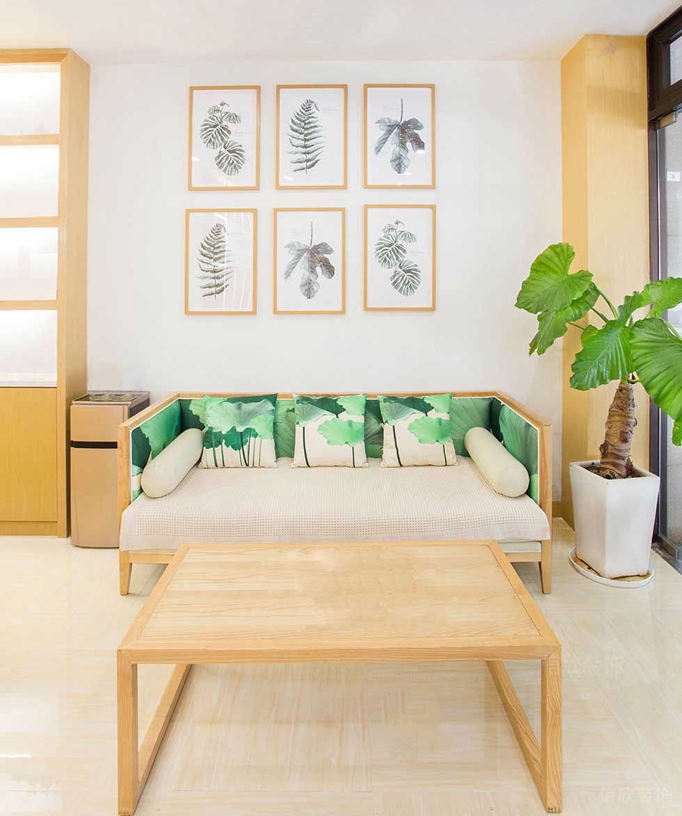 深圳寶安130平方美容院洽談區(qū)裝修設計