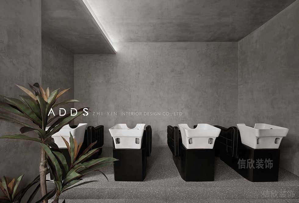 iCare美發(fā)沙龍洗頭區(qū)裝修設計