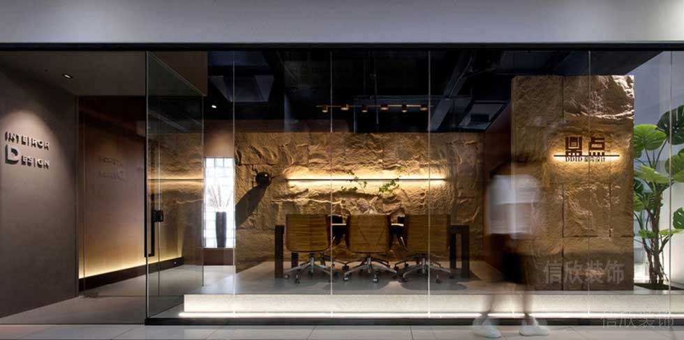 深圳寶安萬(wàn)科星宸大廈簡(jiǎn)約風(fēng)格辦公室裝修會(huì)議室效果圖