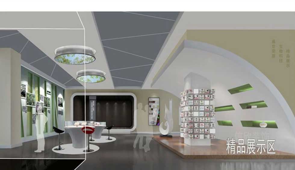生物科技企業(yè)展廳精品區(qū)裝修設(shè)計 生物科技企業(yè)展廳精品區(qū)裝修設(shè)計