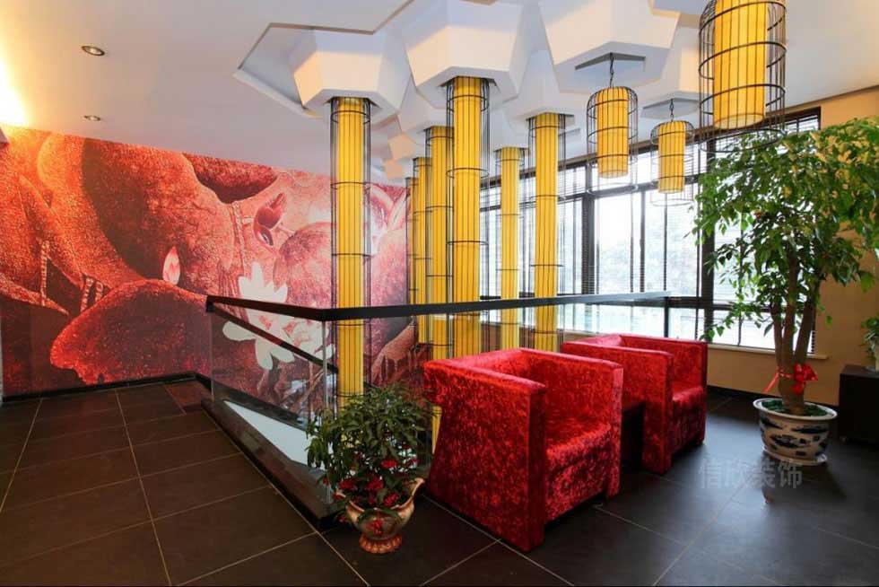 深圳養(yǎng)生館二樓樓梯裝修設(shè)計(jì) 深圳養(yǎng)生館二樓樓梯裝修設(shè)計(jì)