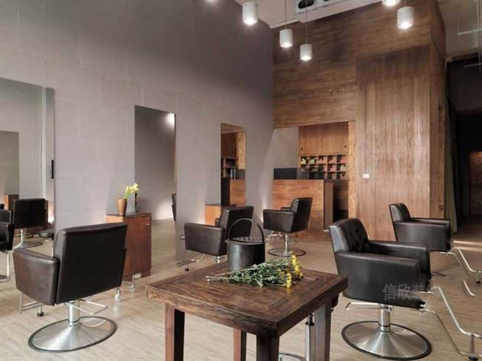 100平方理發(fā)店大廳