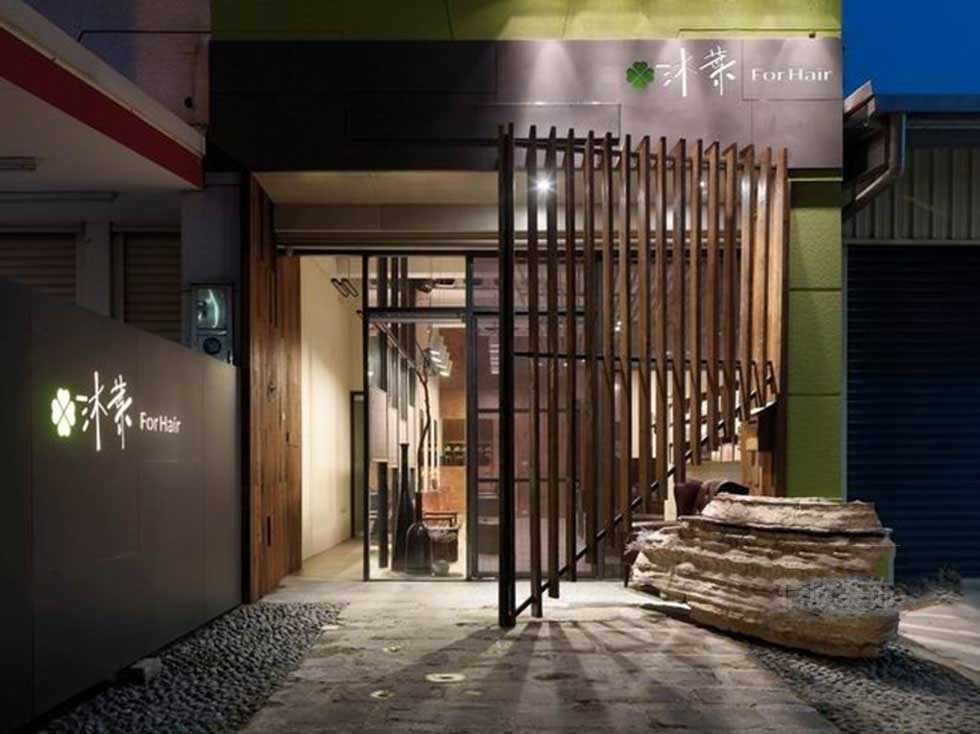 100平方理發(fā)店門頭