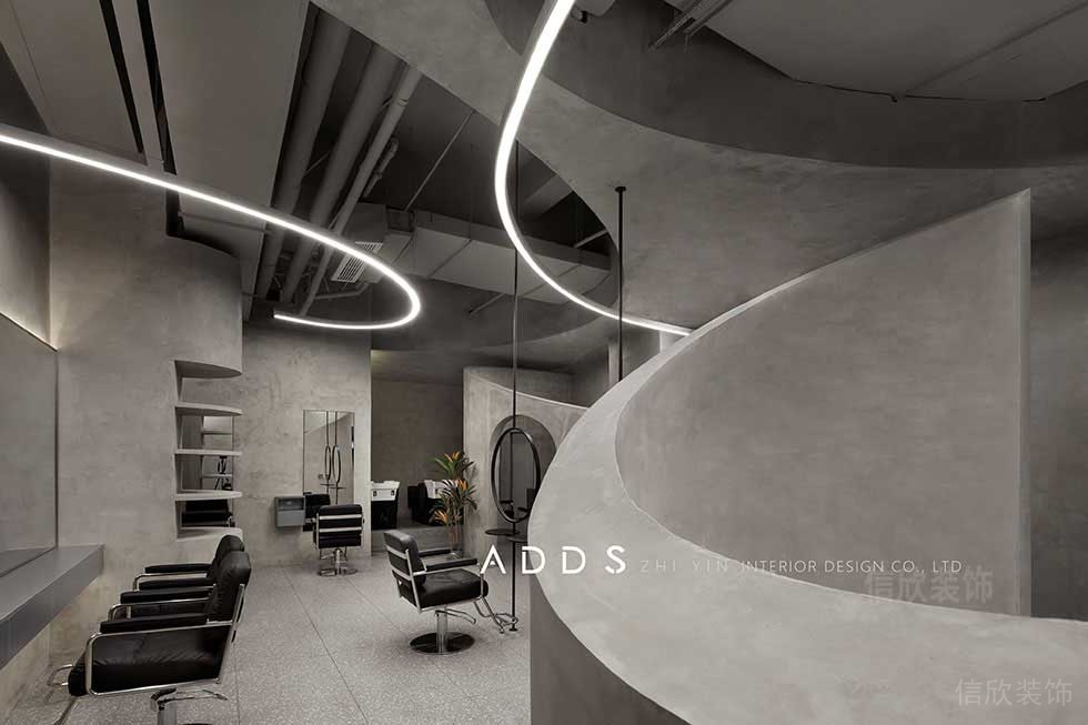 iCare美發(fā)沙龍樓梯裝修設計