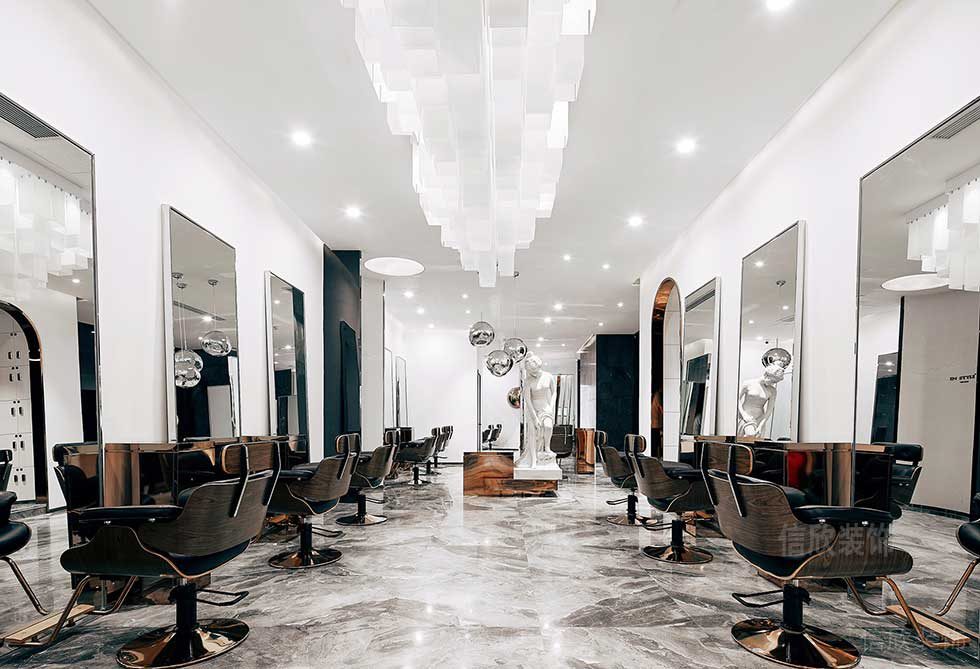 深圳美發(fā)造型沙龍造型區(qū)裝修設計