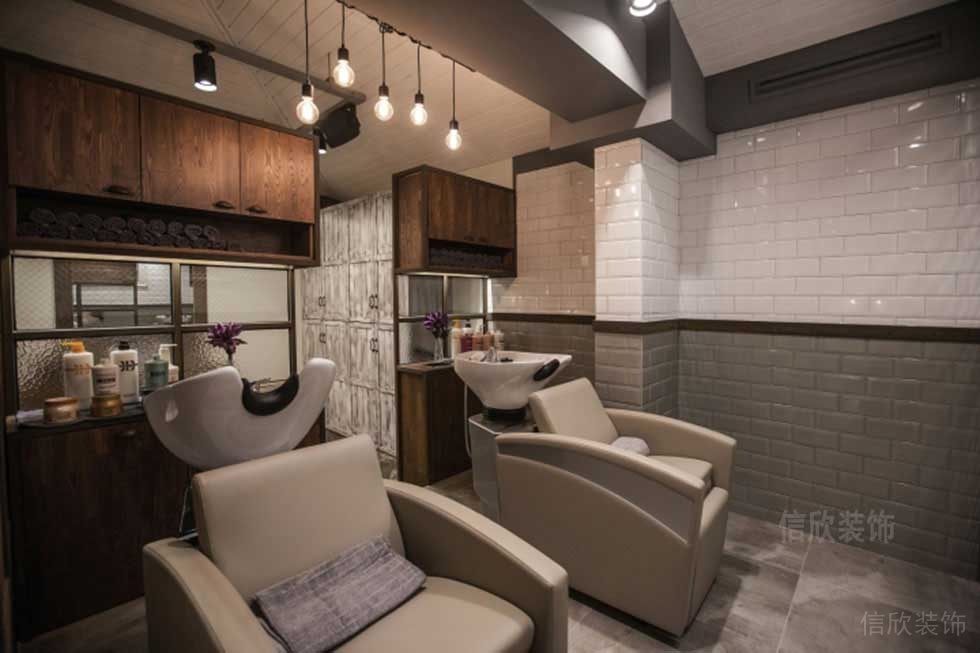 深圳龍華美發(fā)店洗頭區(qū)設(shè)計(jì)