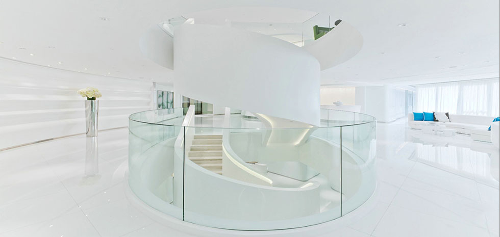 美發(fā)店豪華樓梯