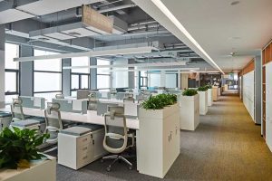 寶安區(qū)簡約風(fēng)格辦公室裝修設(shè)計辦公區(qū)效果圖