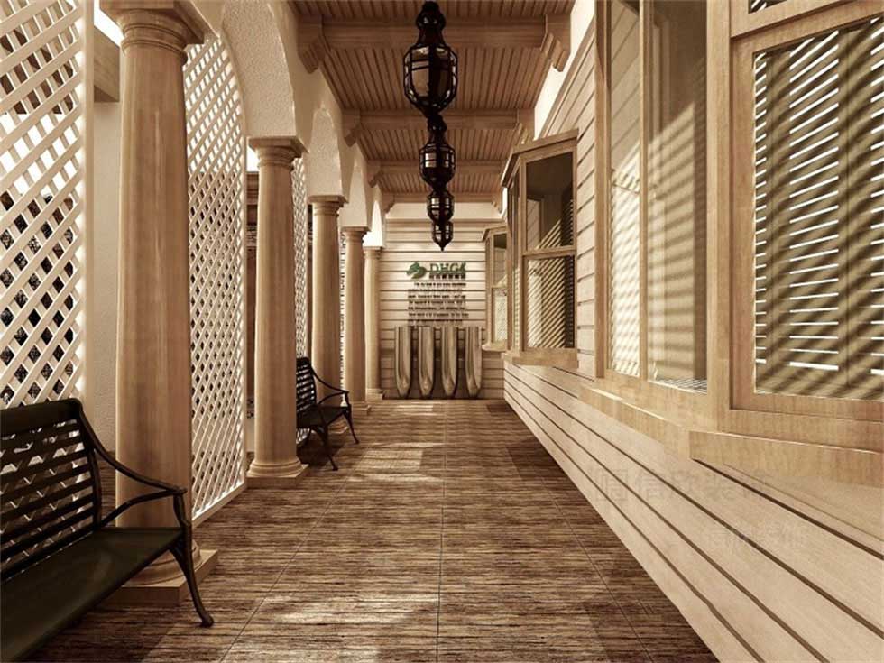 實木制品展廳走廊裝修設(shè)計 實木制品展廳走廊裝修設(shè)計