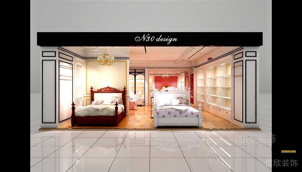 黑白色調(diào)裝修墻體涂鴉線條設(shè)計(jì)圖家紡店