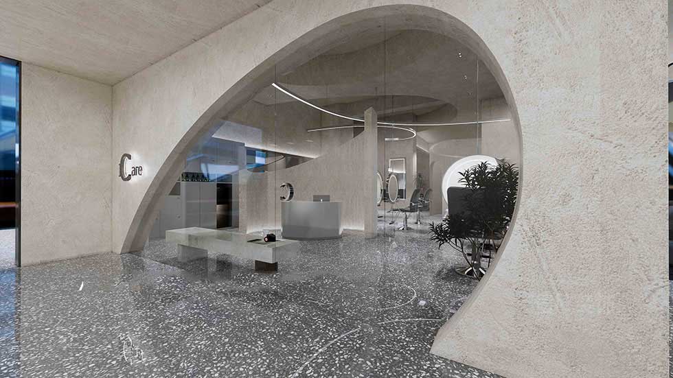 深圳I iCare美發(fā)沙龍前廳裝修設(shè)計(jì) 深圳I iCare美發(fā)沙龍前廳裝修設(shè)計(jì)